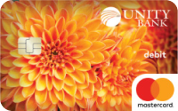 debit card with flowers