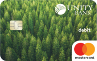 debit card with forest